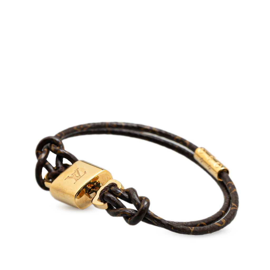 Louis Vuitton Monogram Padlock Bracelet - Back view