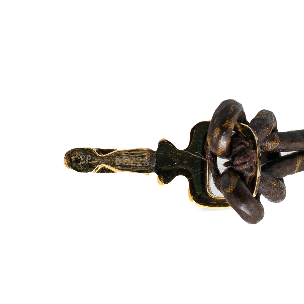 Louis Vuitton Monogram Padlock Bracelet - Side view