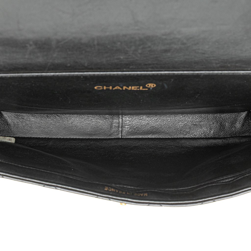 Chanel Quilted Lambskin Double Sided Flap - Side view