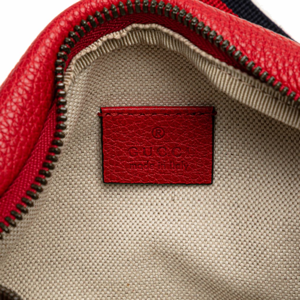 Gucci Small Leather Logo Belt Bag - 5