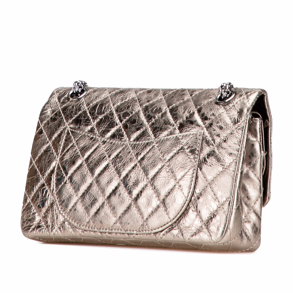 Chanel Reissue 2.55 Aged Metallic Calfskin Double Flap 225 - 2