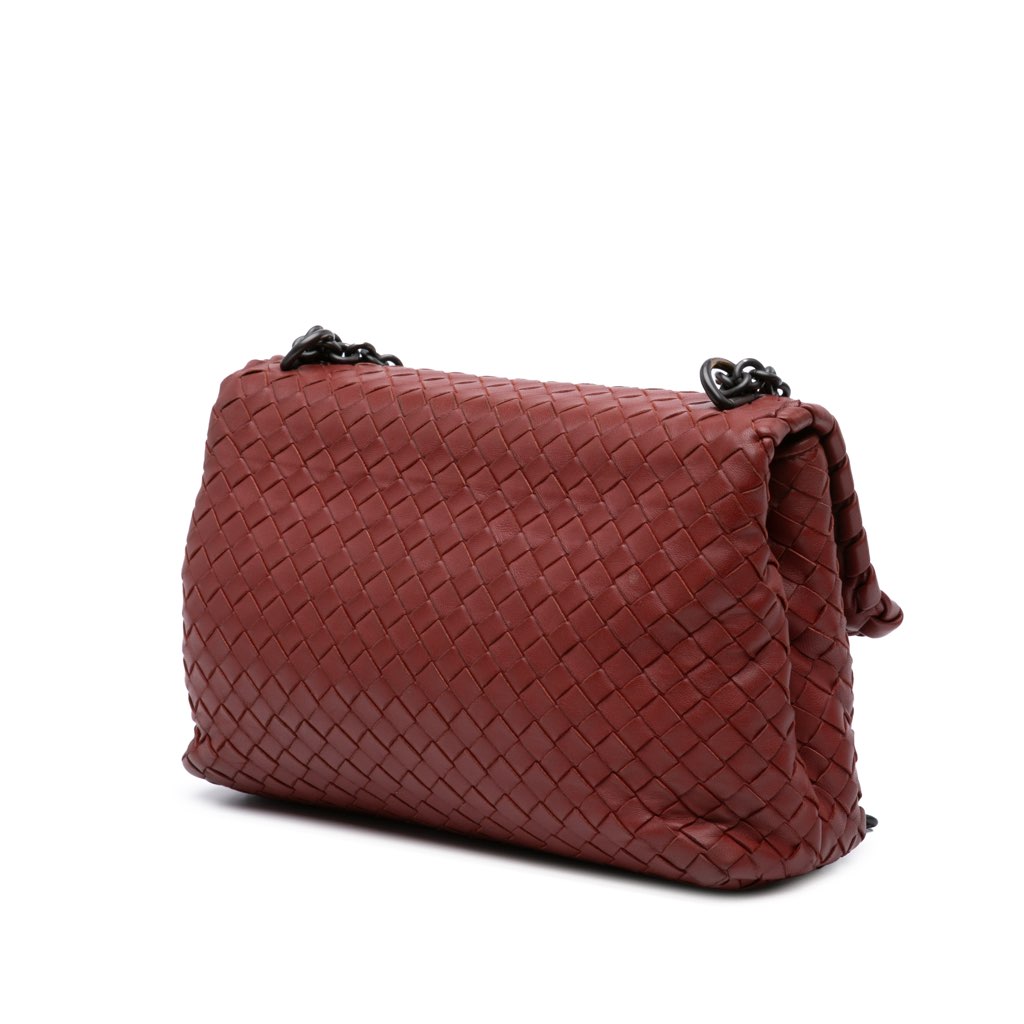 Bottega Veneta Small Nappa Intrecciato Olimpia Shoulder Bag - 2