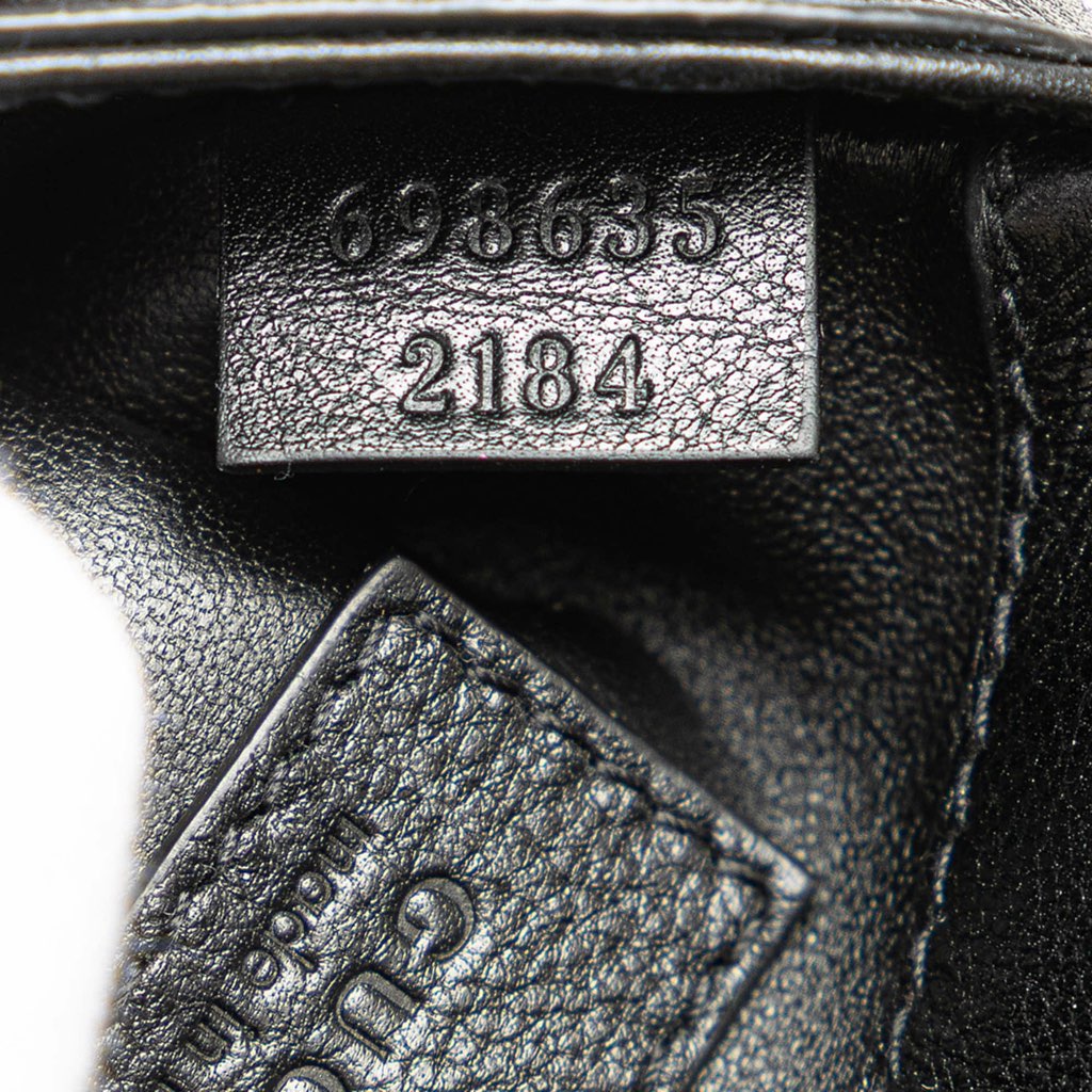 Gucci Textured Calfskin Blondie Card Case on Strap - Image 10