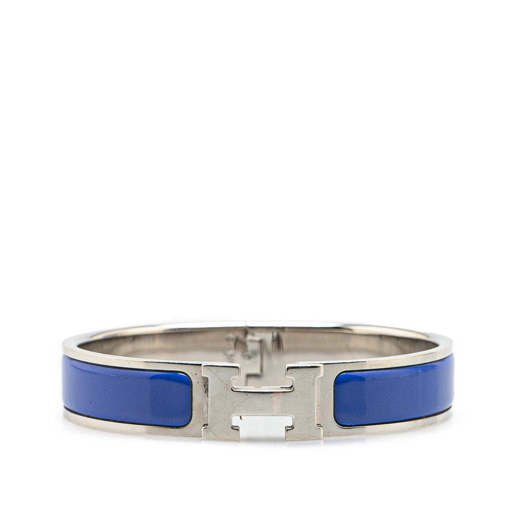 Hermès Narrow Enamel Clic H Bracelet PM