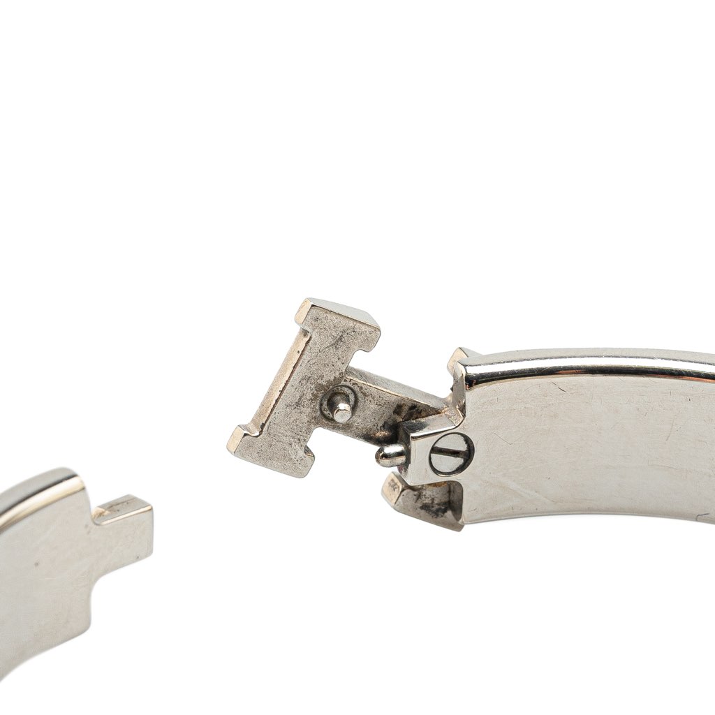Hermès Narrow Enamel Clic H Bracelet PM - 5