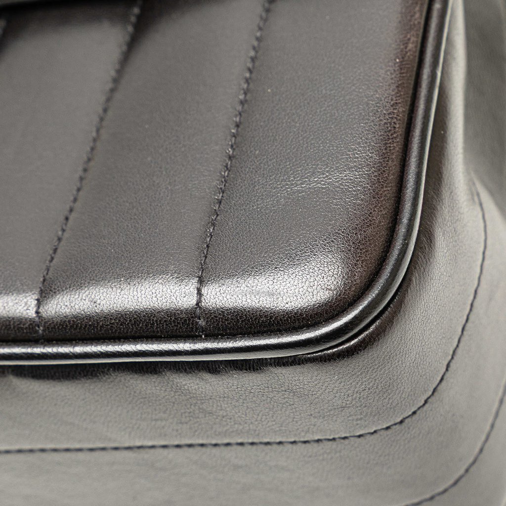 Chanel Lambskin Mademoiselle Kelly Top Handle Bag - Image 13