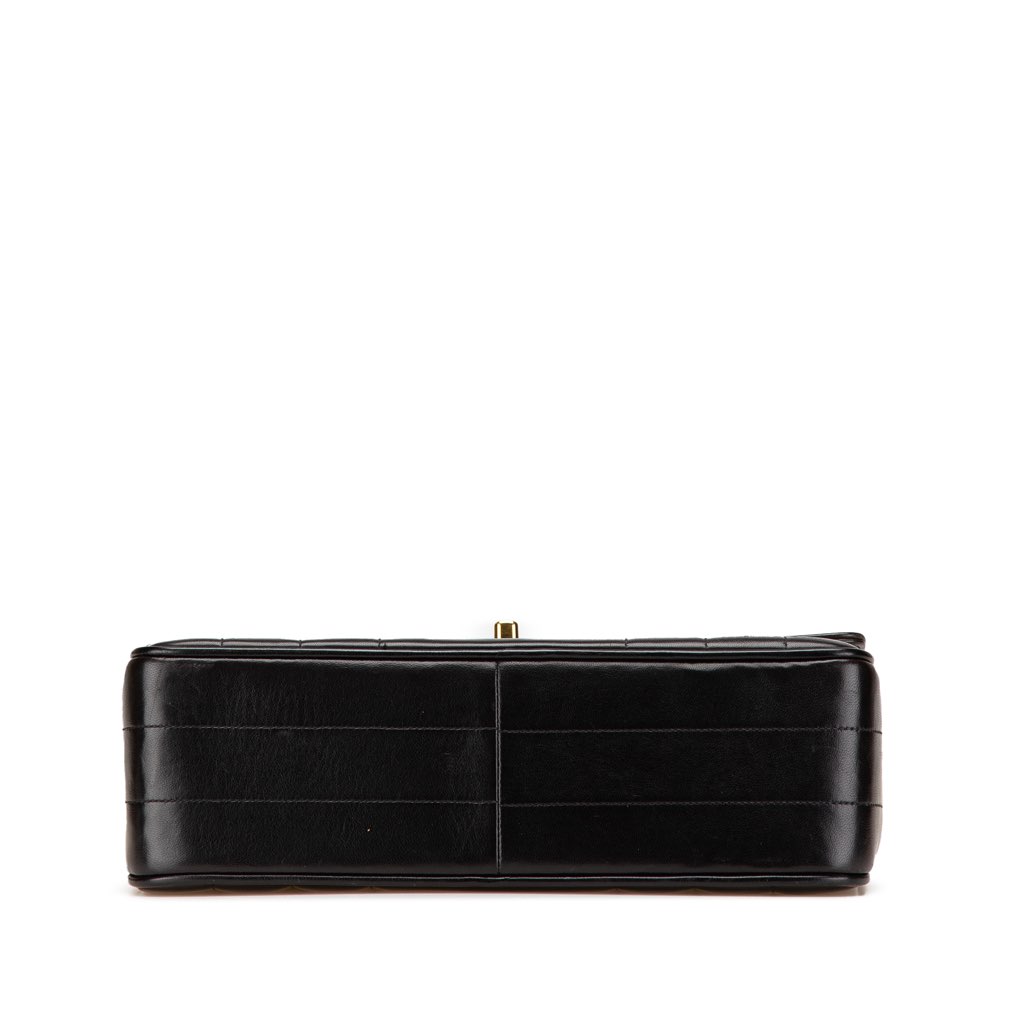 Chanel Lambskin Mademoiselle Kelly Top Handle Bag - Image 6