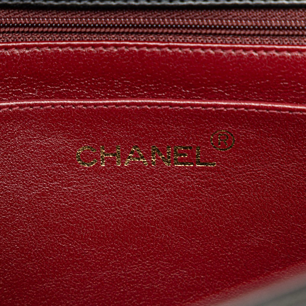 Chanel Lambskin Mademoiselle Kelly Top Handle Bag - Side view