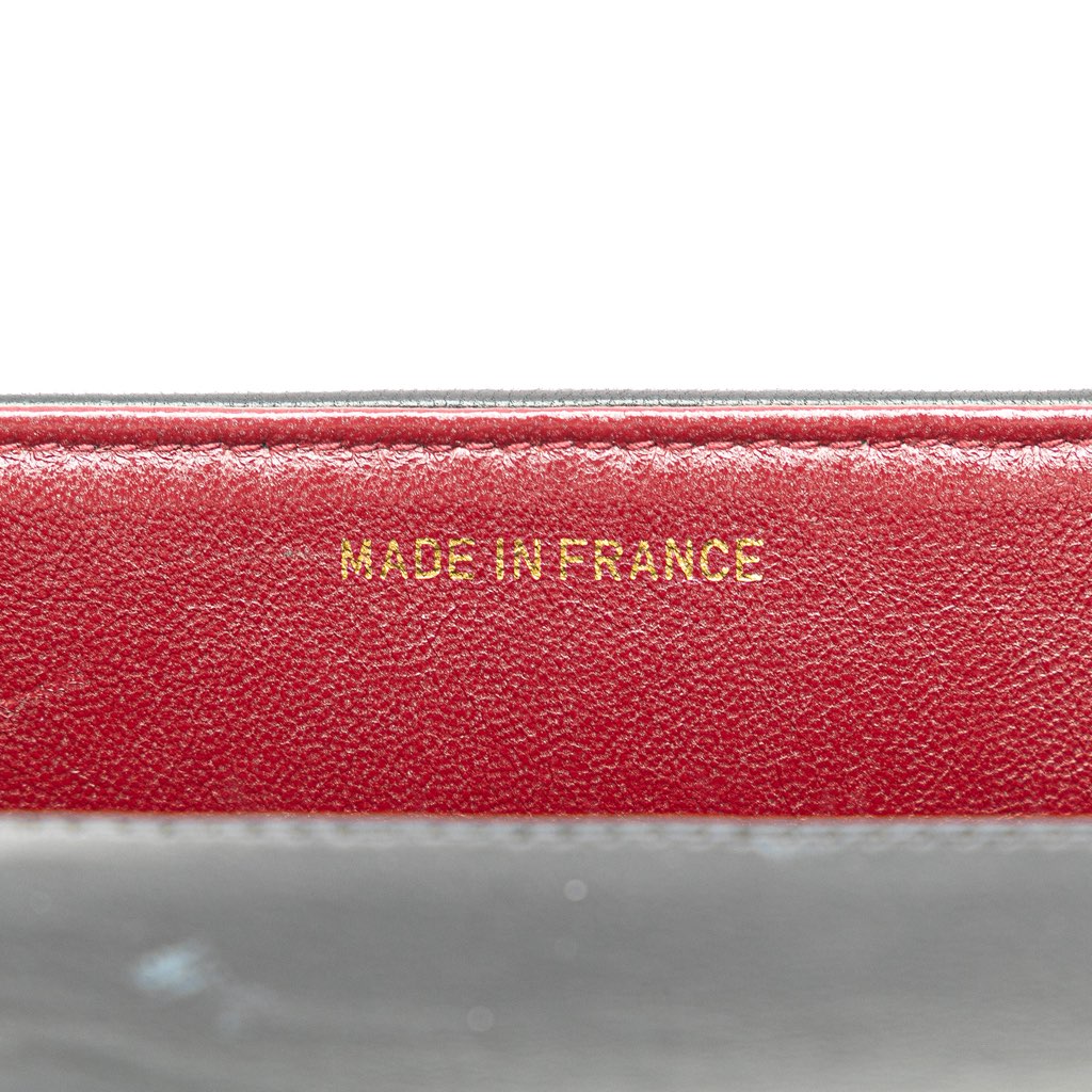 Chanel Lambskin Mademoiselle Kelly Top Handle Bag - Detail 1