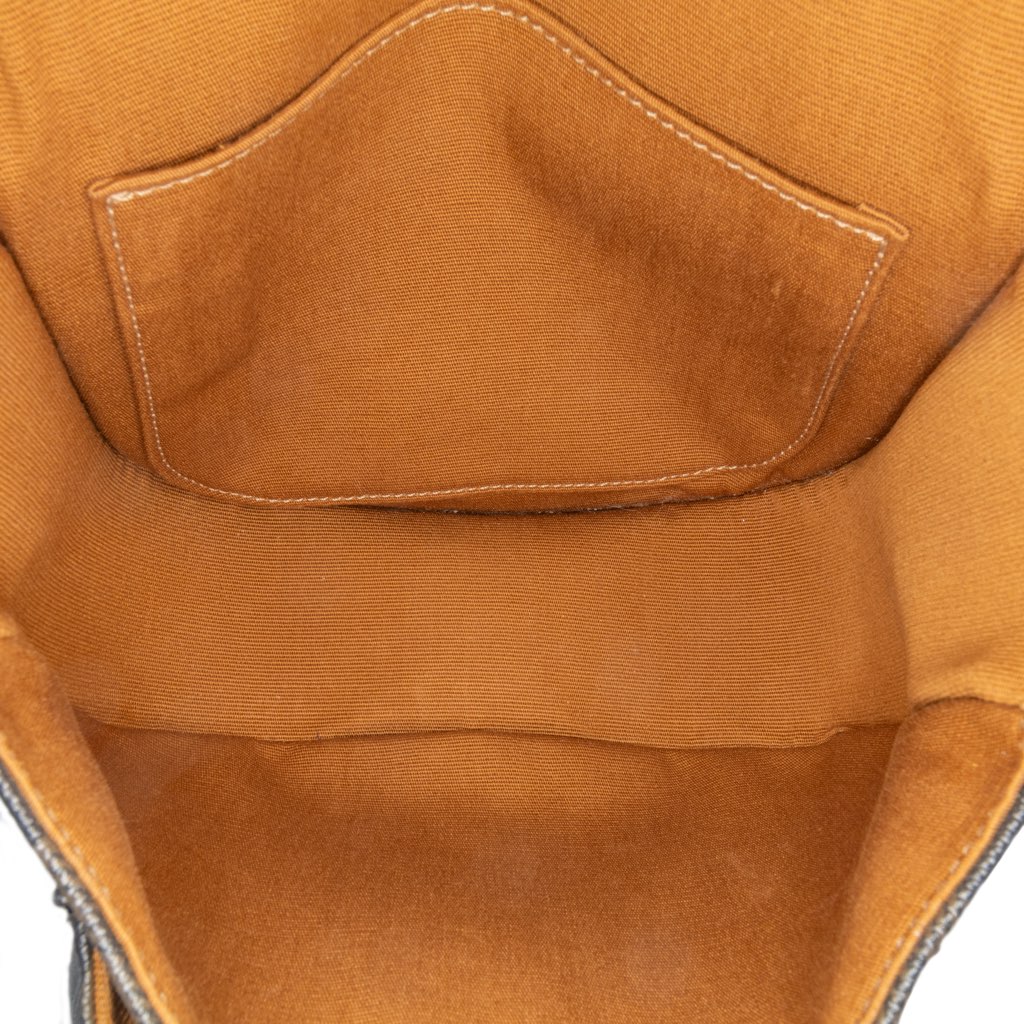 Celine Medium Triomphe Coated Canvas Folco Crossbody - 4