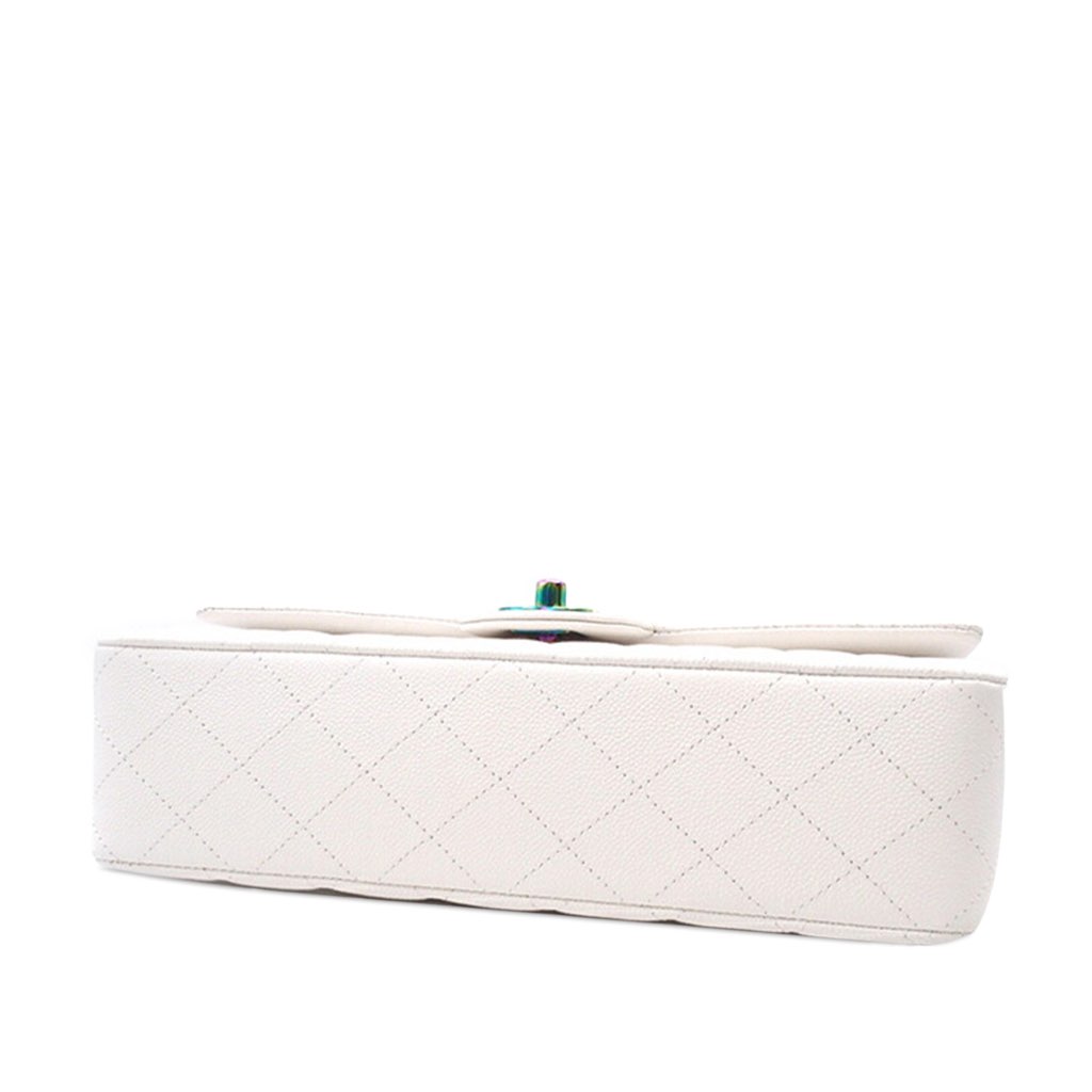 Chanel Medium Classic Iridescent Caviar Double Flap - 3