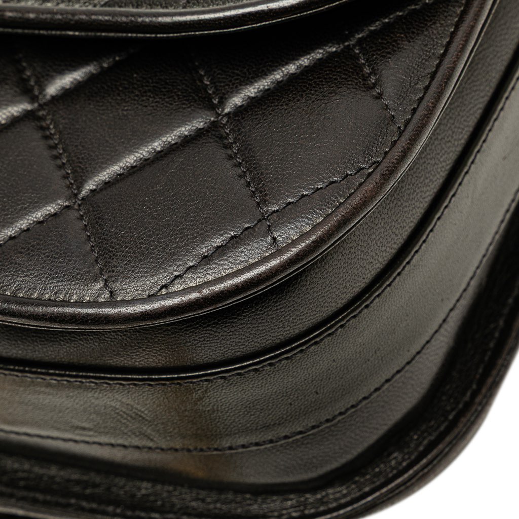Chanel CC Quilted Lambskin Chain Flap - Image 12