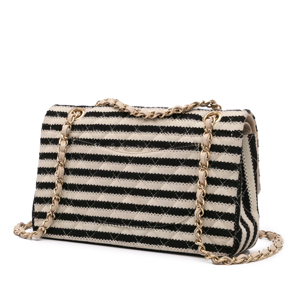 Chanel Medium Classic Jersey Coco Sailor Double Flap - 2