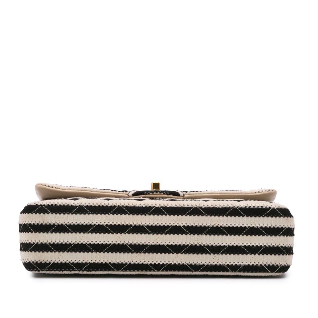 Chanel Medium Classic Jersey Coco Sailor Double Flap - 3