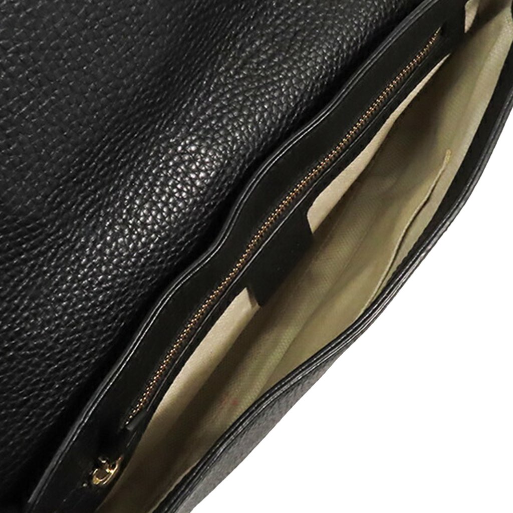 Gucci Medium Leather Soho Chain Flap Crossbody - 4