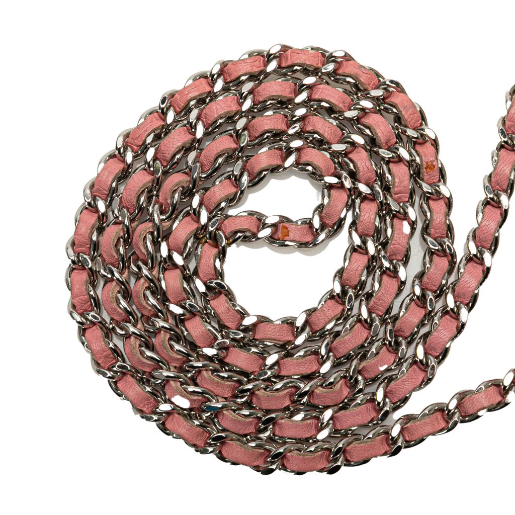 Chanel Embossed Lambskin Camellia Wallet On Chain - Image 12