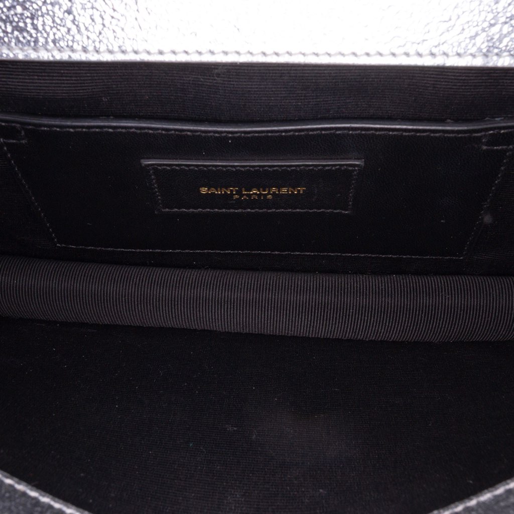 Saint Laurent Metallic Leather Crossbody - 4