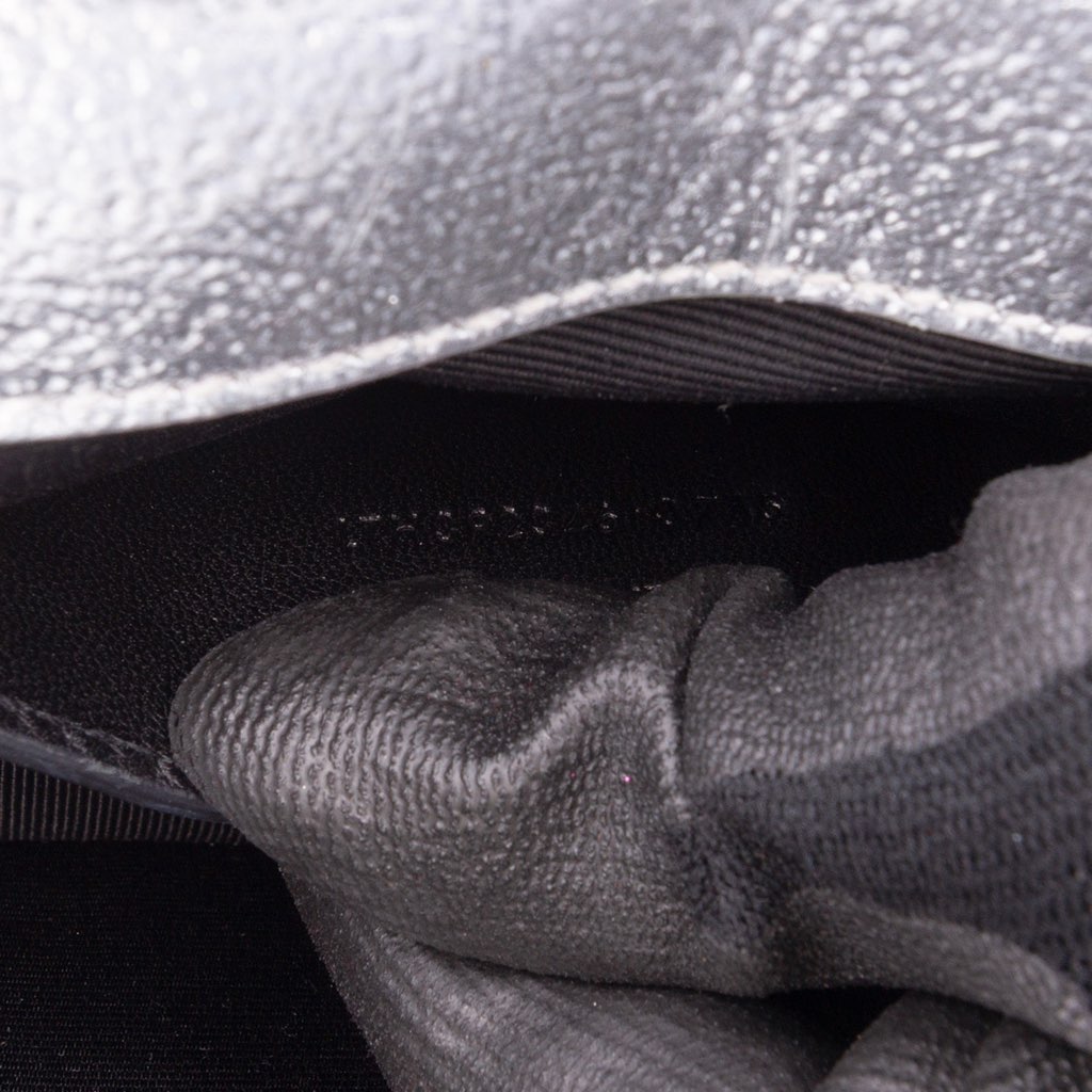 Saint Laurent Metallic Leather Crossbody - Side view