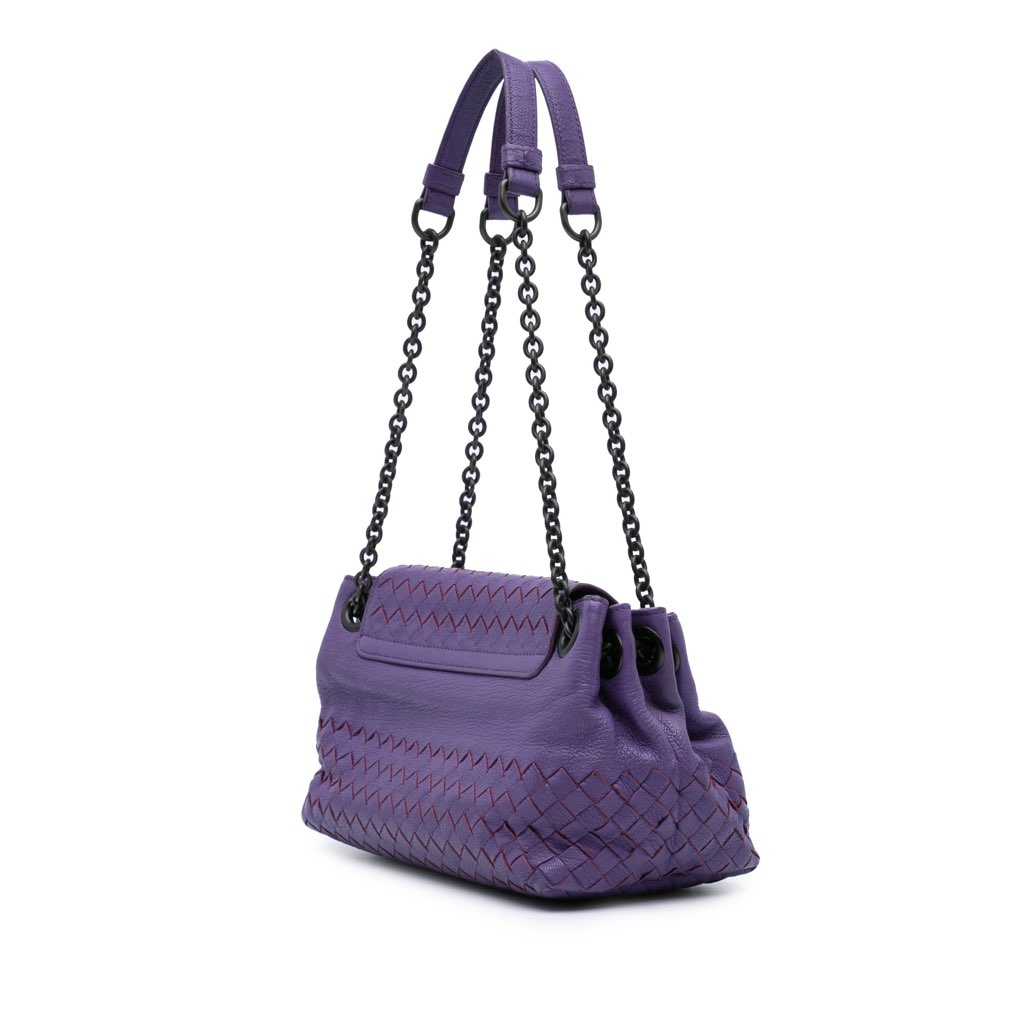 Bottega Veneta Small Madras Goatskin Intrecciato Shoulder Bag - 2