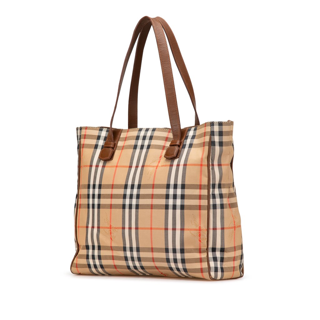 Burberry Haymarket Check Canvas Tote - 2