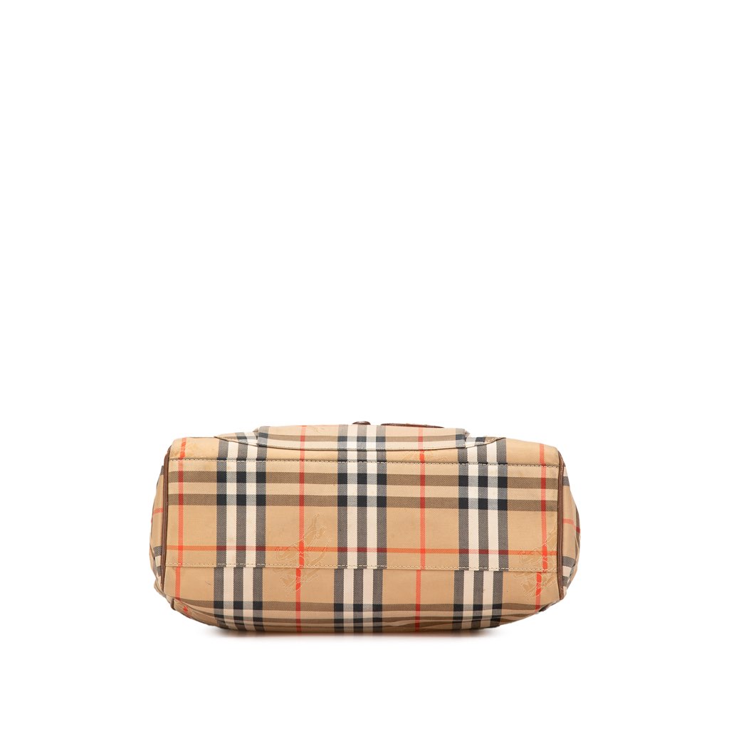 Burberry Haymarket Check Canvas Tote - 3