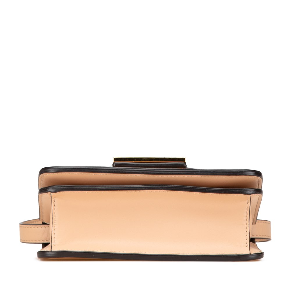 Fendi Leather Crystal Fab Crossbody - 3