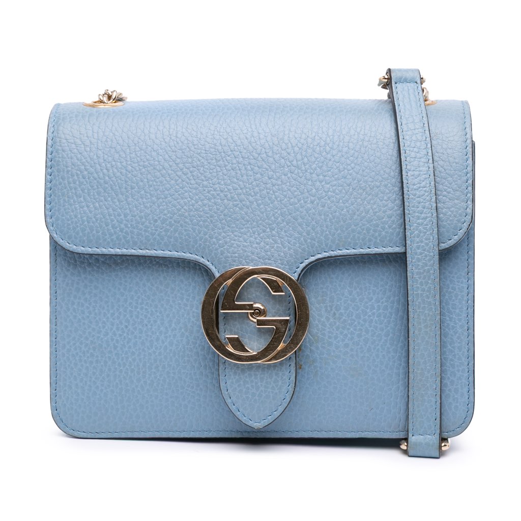 Gucci Small Dollar Calfskin Interlocking G Crossbody