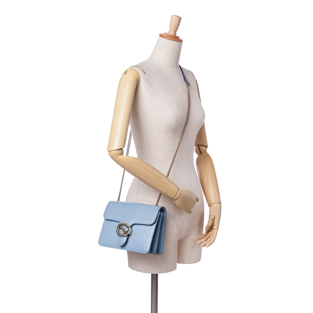 Gucci Small Dollar Calfskin Interlocking G Crossbody - Image 10