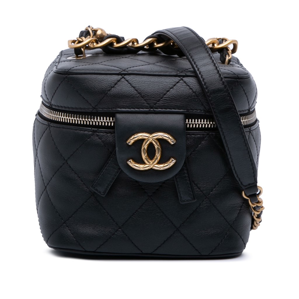 Chanel Small CC Lambskin Vanity Case