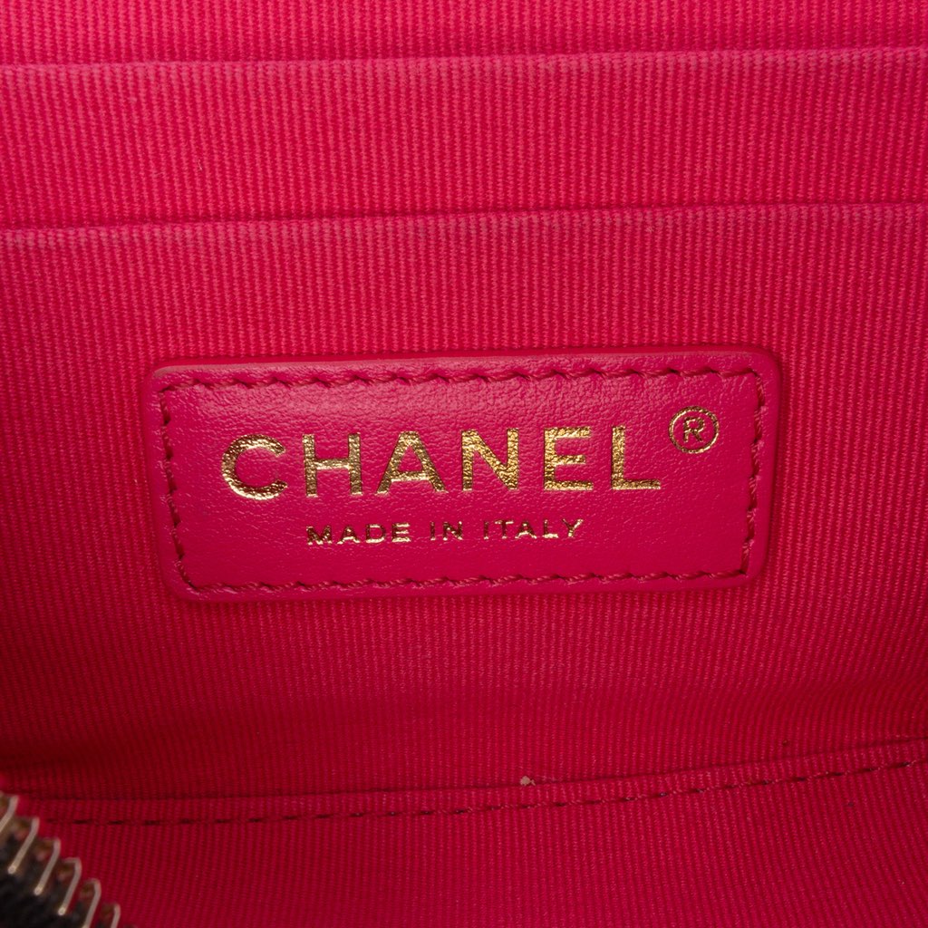 Chanel Small CC Lambskin Vanity Case - Side view