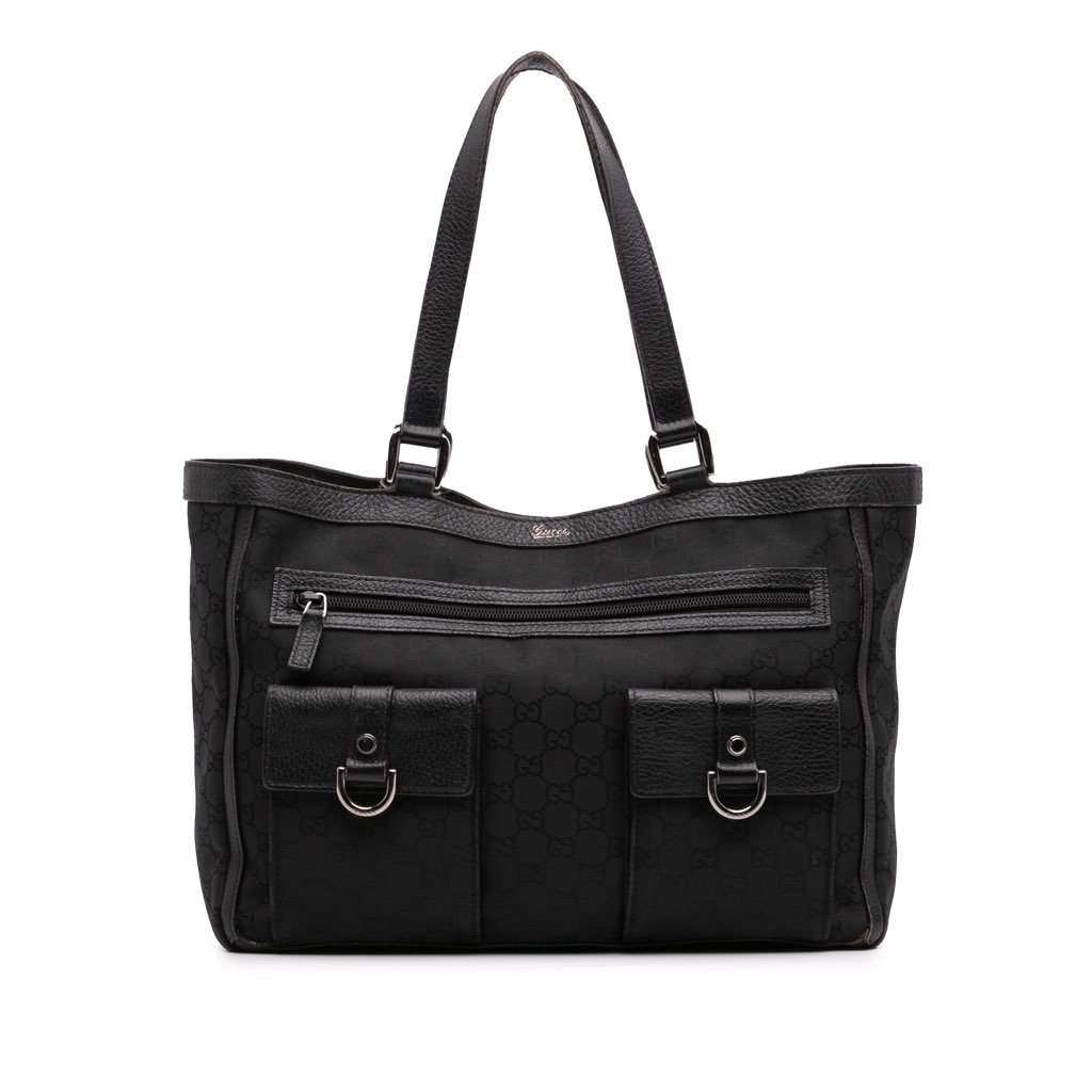 Gucci GG Canvas Abbey D Ring Pocket Tote