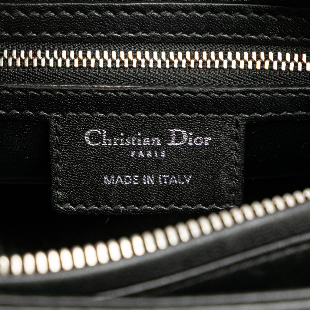 Dior Medium Calfskin Embroidered Flower Lady Dior - 5