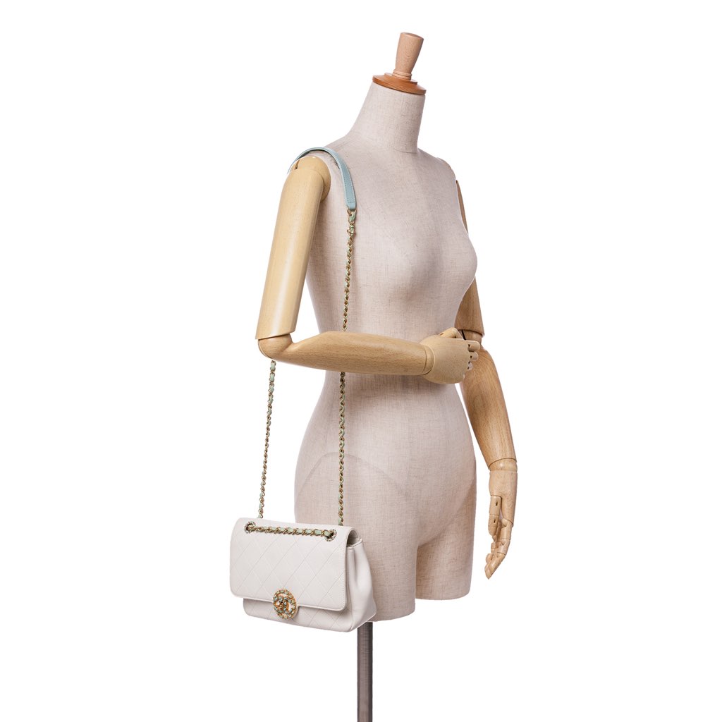 Chanel CC Quilted Calfskin Single Flap - Image 14