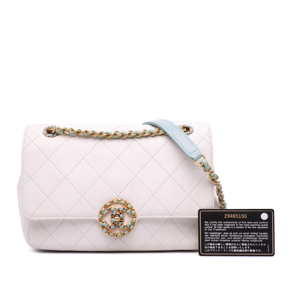 Chanel CC Quilted Calfskin Single Flap - Image 15