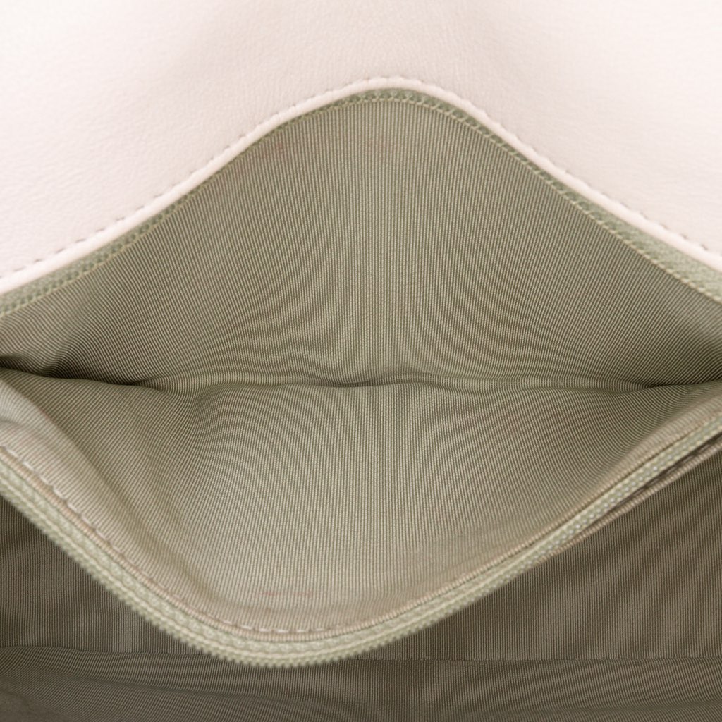 Chanel CC Quilted Calfskin Single Flap - Side view