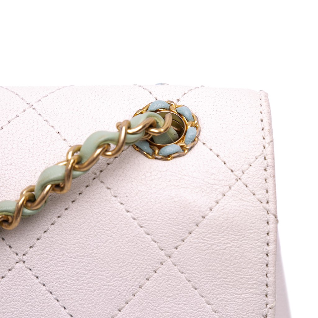 Chanel CC Quilted Calfskin Single Flap - Image 11