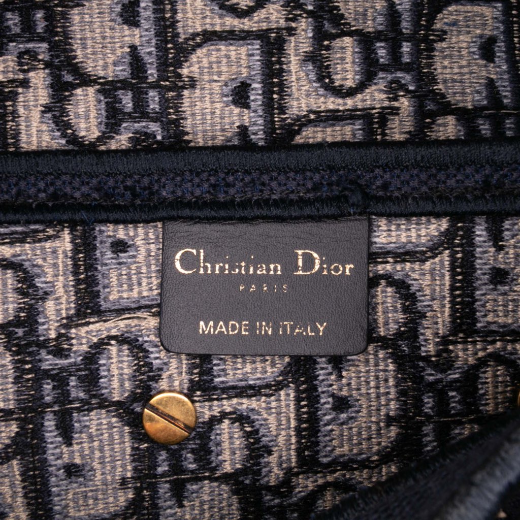 Dior Oblique Canvas Embroidered Saddle Bag - 5