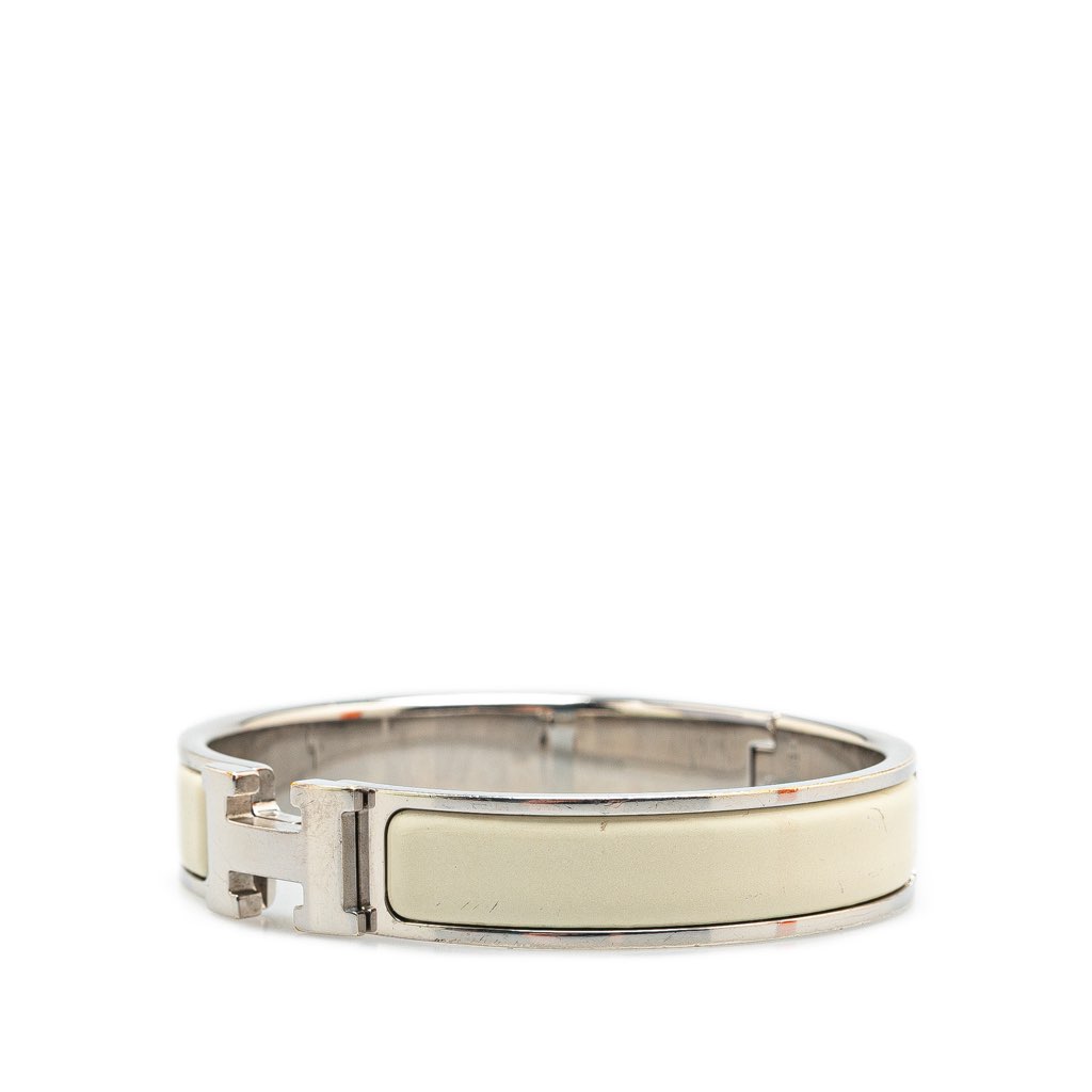 Hermès Narrow Enamel Clic H Bracelet PM - 2
