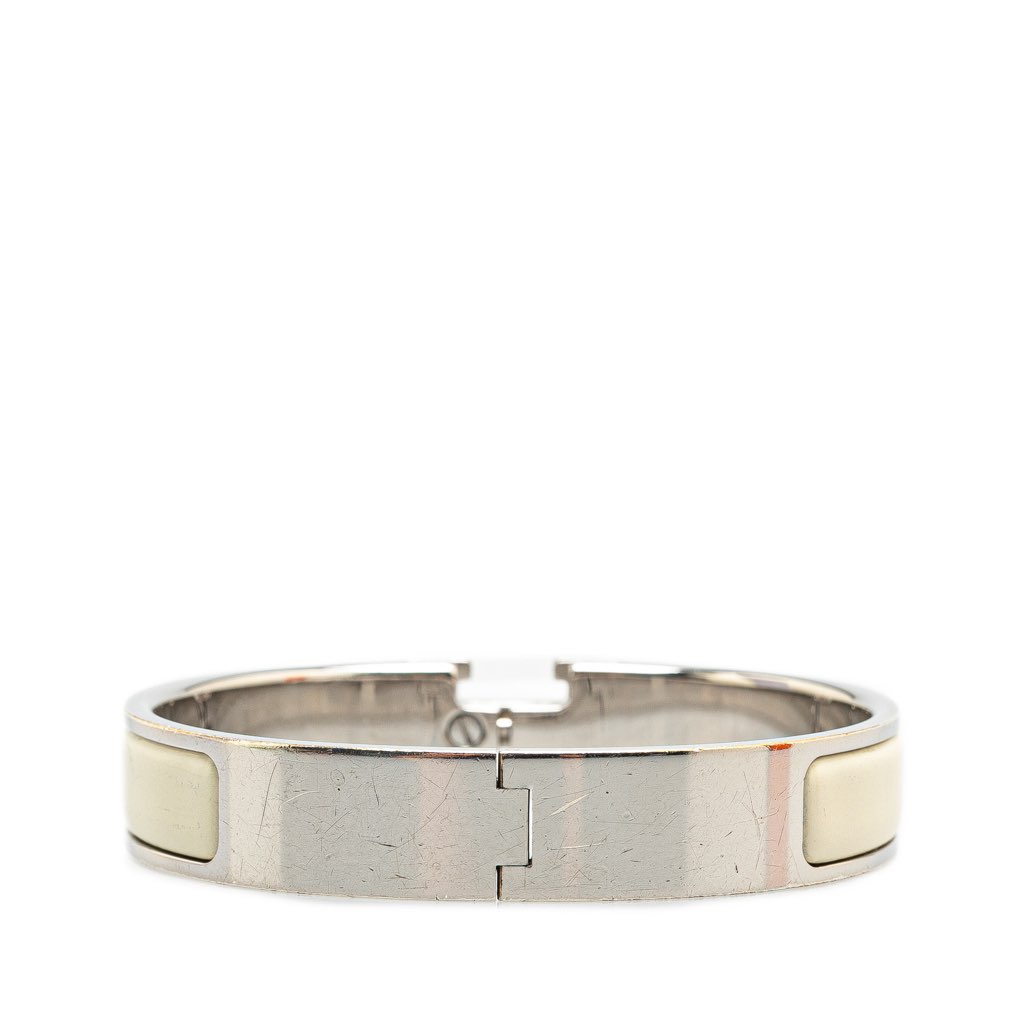 Hermès Narrow Enamel Clic H Bracelet PM - 3