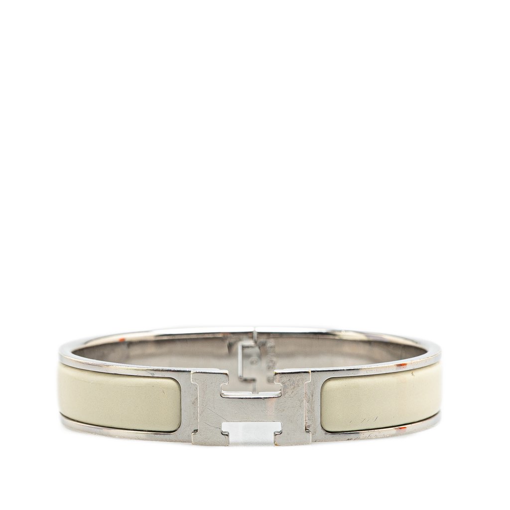 Hermès Narrow Enamel Clic H Bracelet PM - 4