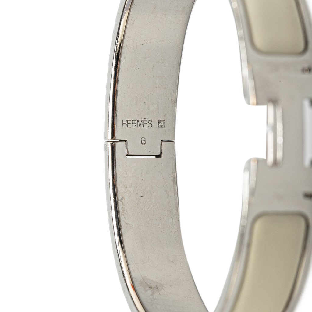 Hermès Narrow Enamel Clic H Bracelet PM - 5