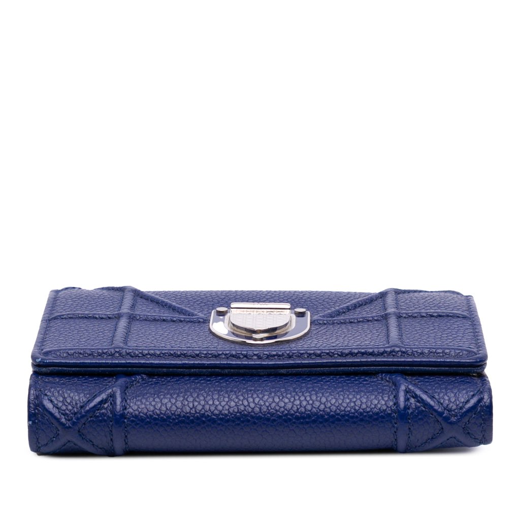Dior Grained Calfskin Diorama Elancee Wallet - 3