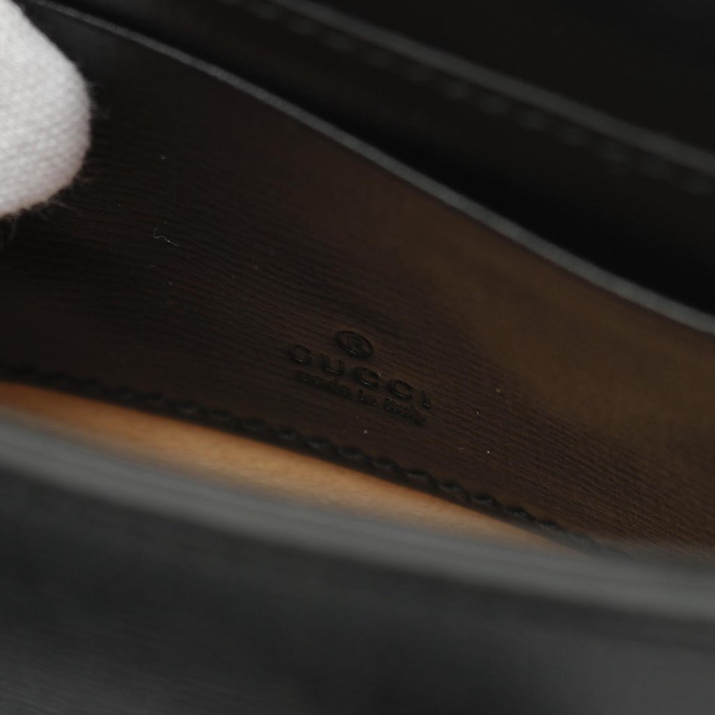 Gucci Mini Leather Horsebit 1955 Web Satchel - 4