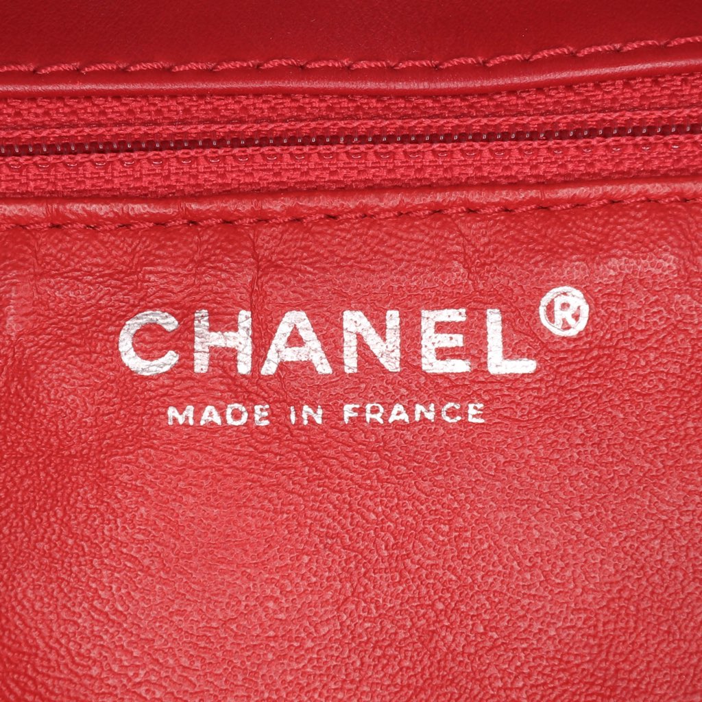 Chanel CC Chevron Patent Accordion Single Flap - 5