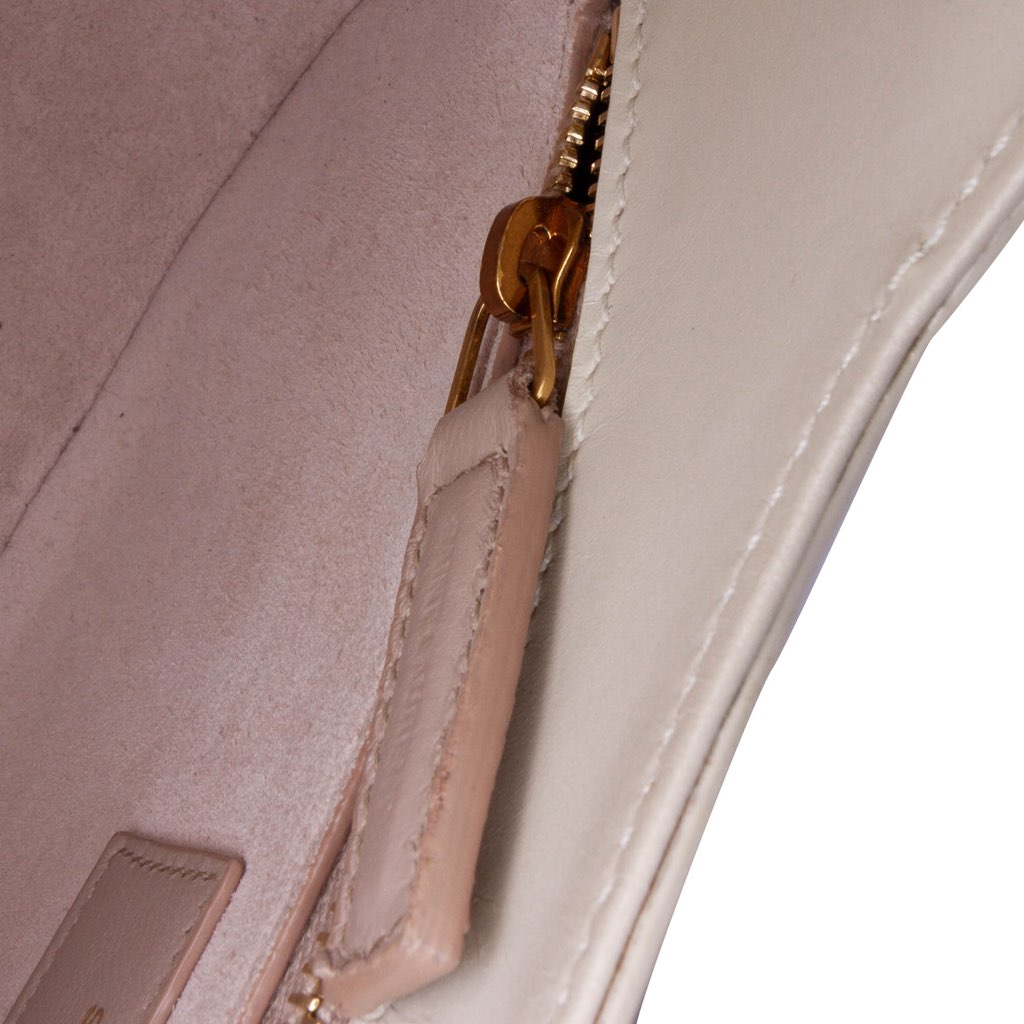 Saint Laurent Shiny Calfskin Le Fermoir Shoulder Bag - Side view