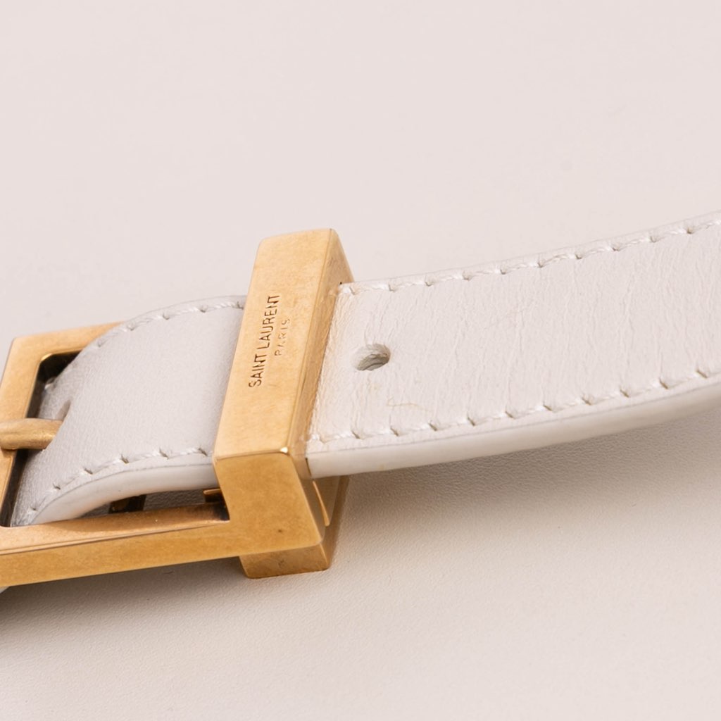 Saint Laurent Shiny Calfskin Le Fermoir Shoulder Bag - Image 10