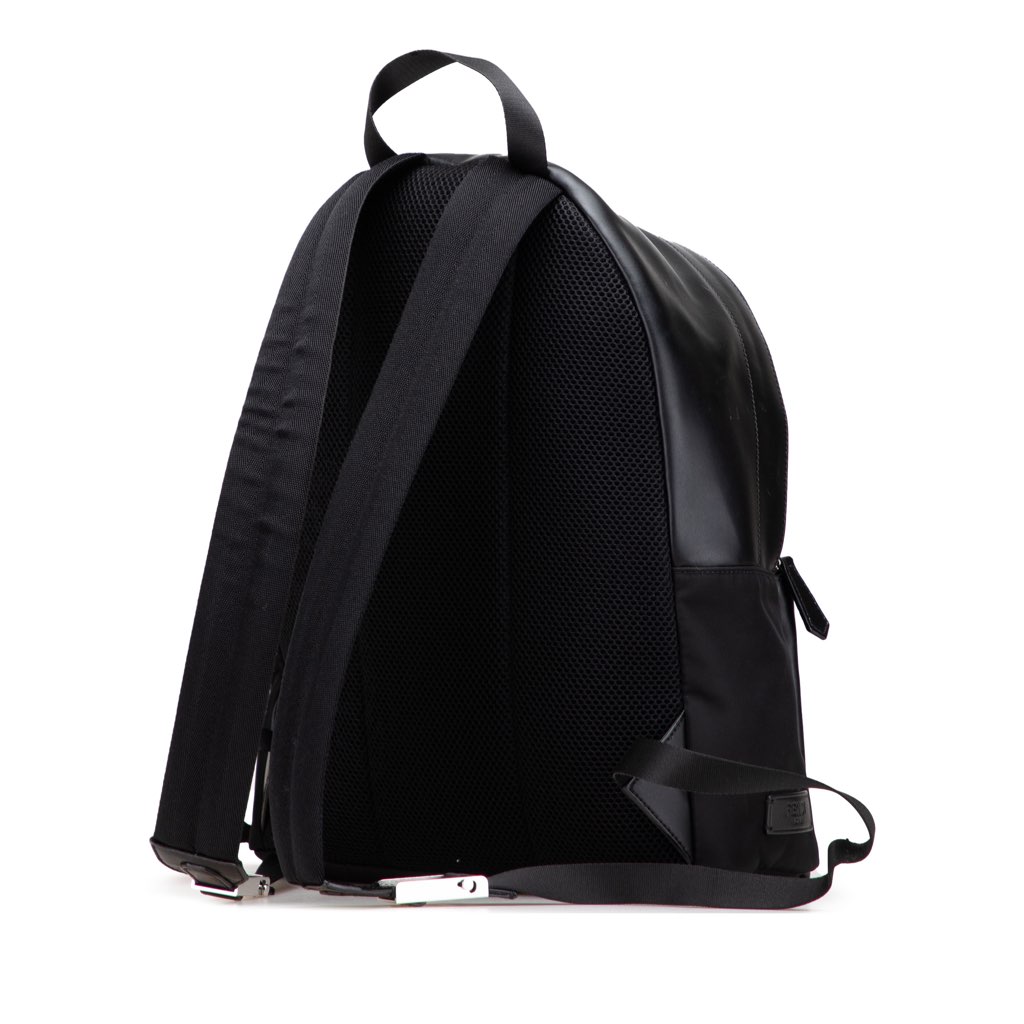 Fendi Nylon and Leather Bug Eyes Monster Backpack - 2