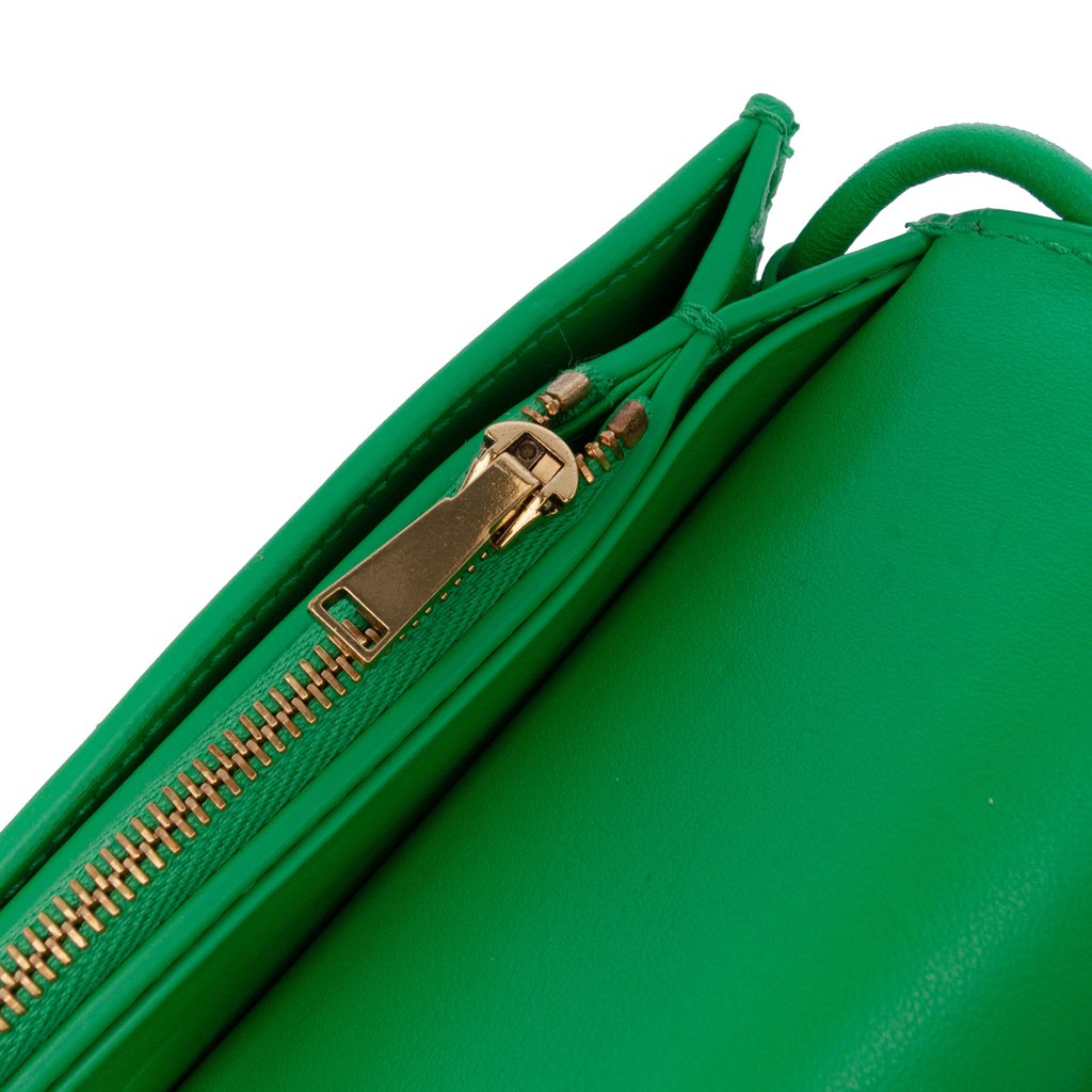 Bottega Veneta Nappa Intrecciato Studded Wallet On Strap - Side view