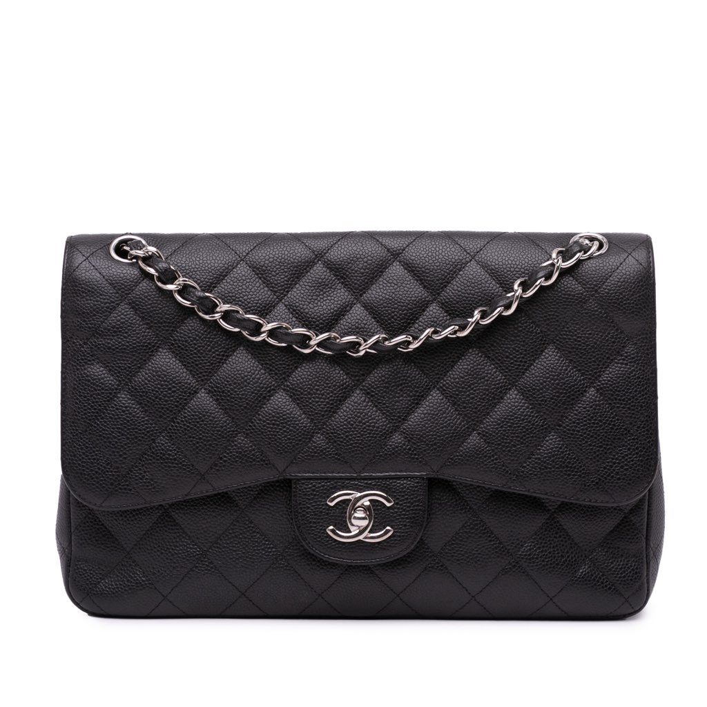 Chanel Jumbo Classic Caviar Double Flap