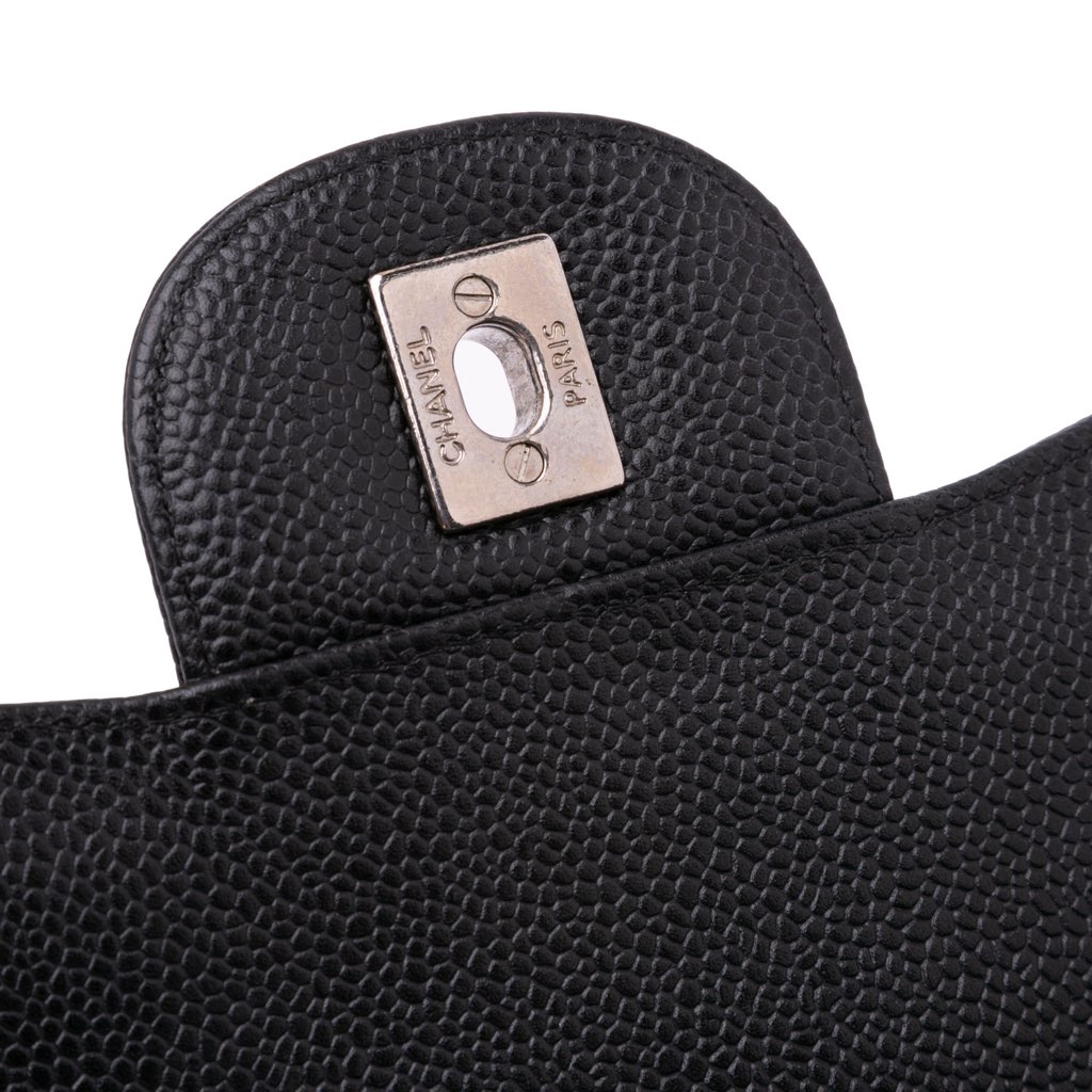 Chanel Jumbo Classic Caviar Double Flap - Image 13